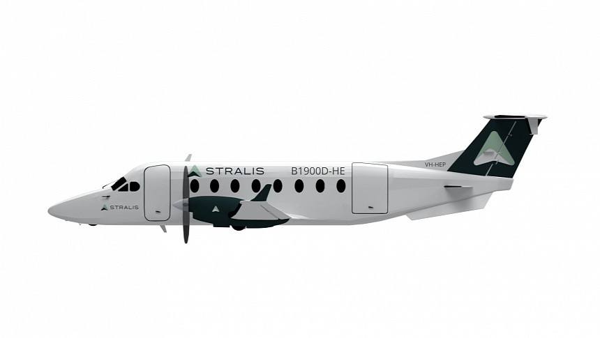 Skytrans will operate a modified Beechcraft 1900D retrofitted by Stralis Aero with a hydrogen-electric power plant