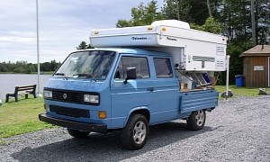 A Most Unexpected Rig: A Volkswagen DoKa Syncro With a Palomino Camper