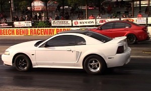 A New Edge Mustang and a BMW M3 Walk Into a Drag Race, Someone Loses Big