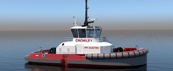eWolf is America's first electric tugboat operating in U.S. water