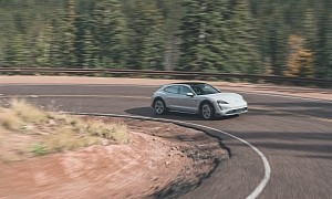 A Porsche Taycan Goes From Below Sea Level to Pikes Peak Summit, Sets New Guinness Record