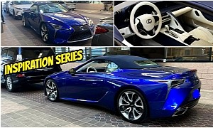 A Rare yet Dazzling Sight: One-of-100 2021 Lexus LC 500 Convertible in Structural Blue