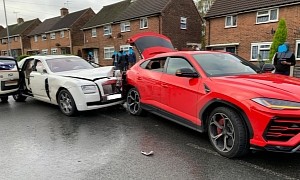 Rolls-Royce Ghost and Lamborghini Urus Make for a Very Expensive Hit-And-Run
