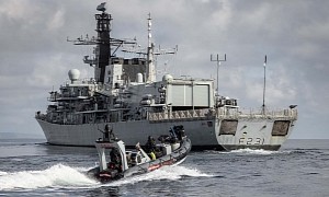 A Royal Navy Frigate Commands an Autonomous Boat in Mission Test, for the First Time