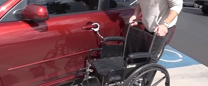 Prank could be the answer to illegal parking in disabled bays