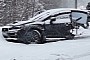 Subaru WRX Driver Overtakes a Truck, Slams Into a Snowplow, Car Gets Sliced in Two