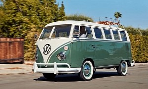 Get A Taste of Fully-Electric and Retro Vanlife With This Gorgeous 1966 VW Bus