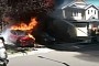 UPDATE. A Tesla Model X Catches Fire in Front of a Garage Full of Ammunition