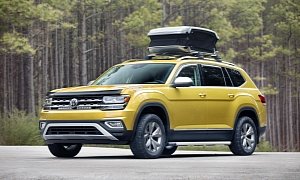 A Volkswagen Atlas With A Roof Box Is An Adventure Vehicle, Apparently