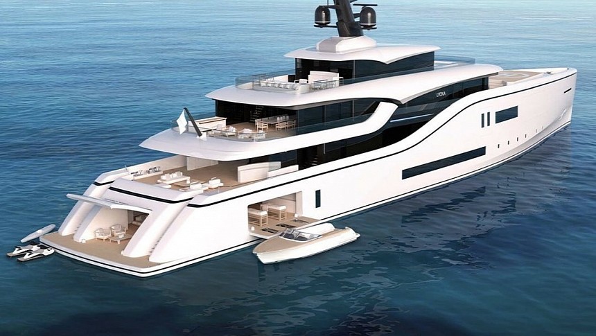 Lycka is one of the latest superyacht concepts coming up in 2025