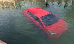Woman Drives Her Car into a Lake, Blames the GPS