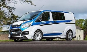 A WRC-flavored Ford Transit Van Looks as Mental as You Think it Does