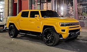 A$AP Rocky Drives Yellow Hummer EV, Already Fitted With Forgiatos