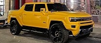 A$AP Rocky Drives Yellow Hummer EV, Already Fitted With Forgiatos