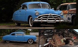 Abandoned 1951 Hudson Hornet Takes First Drive in Years, Still Looks Fabulous