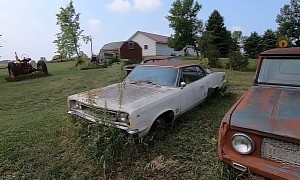Abandoned 1967 AMC Rebel SST Gets Second Chance, V8 Fires up After 40 Years