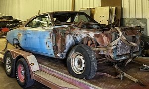 Abandoned 1968 Dodge Charger Found in the Woods Is an Early Christmas Gift