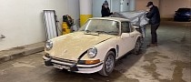 Abandoned 1973 Porsche 911 Targa Gets First Wash in 22 Years, Still Looks Pretty
