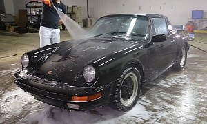 Abandoned 1986 Porsche 911 Targa Gets First Wash in Years, Becomes Stunning Survivor