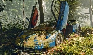 Abandoned Bugatti EB110 Restoration Is a Meticulous Render You'll Never Forget