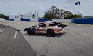Abandoned Chevrolet Camaro Race Car Comes Back to Life After 20 Years, Hits the Oval Track