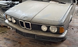 Abandoned Factory Is Packed With German Classics, Including a BMW 7 Series E23