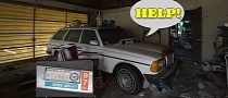 Abandoned Home Supposedly Owned by a CIA Agent Hides Pristine Mercedes W123