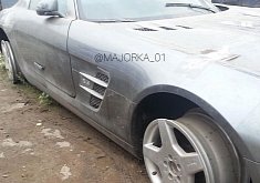 Abandoned Mercedes-Benz SLS AMG Looks Depressing, Seized by Russian Police