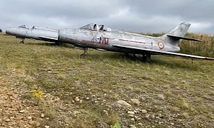 Abandoned RAF Airfield Is Home to a Bunch of Rare Dassault Mystere Fighter-Bombers