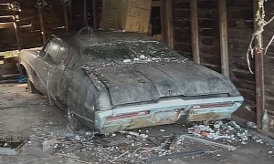 Abandoned, Rat-Infested 1968 Buick Skylark Gets First Wash in 30 Years