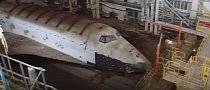 Abandoned Soviet Space Shuttle Filmed by Sneaking into Military Facility