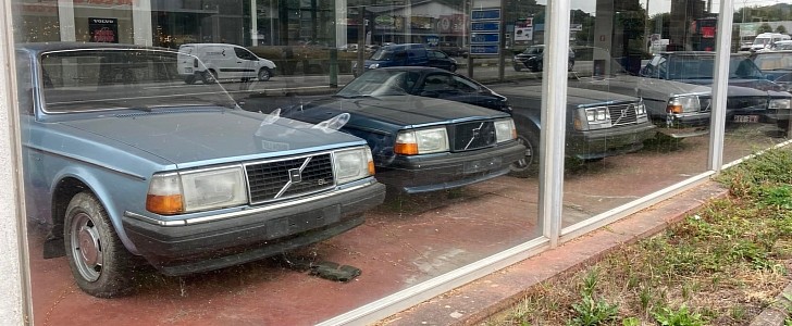 Abandoned Volvo dealership is filled with untouched cars