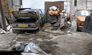 Abandoned Warehouse Hides Big Stash of Classic Cars, Including Mercs and BMWs