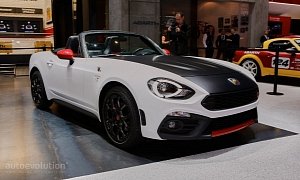 Abarth 124 Spider Debuts in Geneva with 170 HP Scorpion Sting