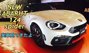 Abarth 124 Spider Launched in Japan: 1.4L Turbo Alternative to the Miata?