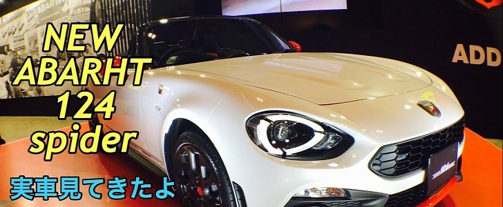 Abarth 124 Spider Launched in Japan: 1.4L Turbo Alternative to the Miata