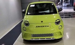 Abarth 595e Leaks Online and Shows Us What the Brand’s Electric Future May Hold
