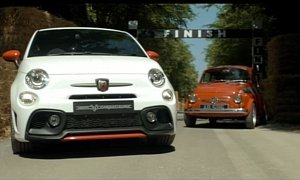 Abarth Shows 124 Spider and 595 at Goodwood