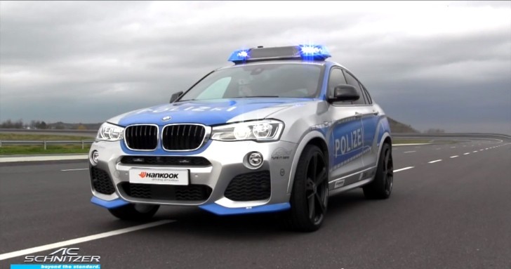 BMW X4 Police Car by AC Schnitzer