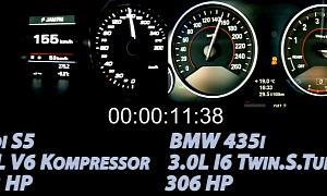 Acceleration Comparison: Audi S5 Convertible vs BMW 435i Cabriolet