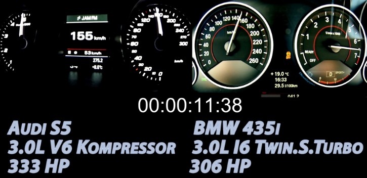 BMW 435i vs Audi S5