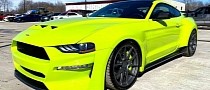 Acid Green 2018 Ford Mustang Revenge GT Packs 850 HP Supercharged Coyote V8