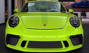 Acid Green 2018 Porsche 911 GT3 Looks The Part in Texas