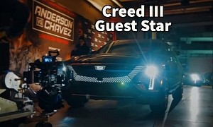 Cadillac Lyriq "Gonna Fly Now" in Creed III
