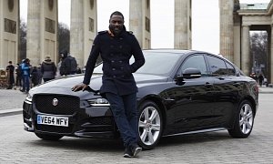 Actor Idris Elba Ends Jaguar XE 750-Mile Journey through Europe
