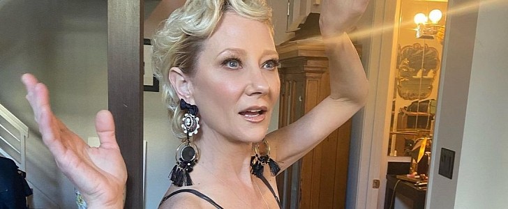 Actress Anne Heche has been hospitalized after crashing her MINI into a house