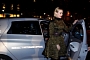 Actress Diane Kruger Turns on Champs-Elysees Lights in Renault Zoe