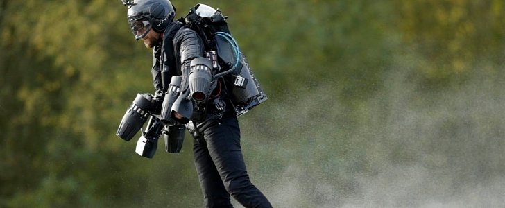 Richard Browning's jet suit is now commercially available in London