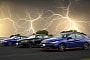Acura Integra Type S Drags Volkswagen Golf R and Hyundai Elantra N, The Inevitable Happens
