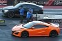 Acura NSX Finds Unlikely Rival in Mercedes Crossover, Photo Finish Follows